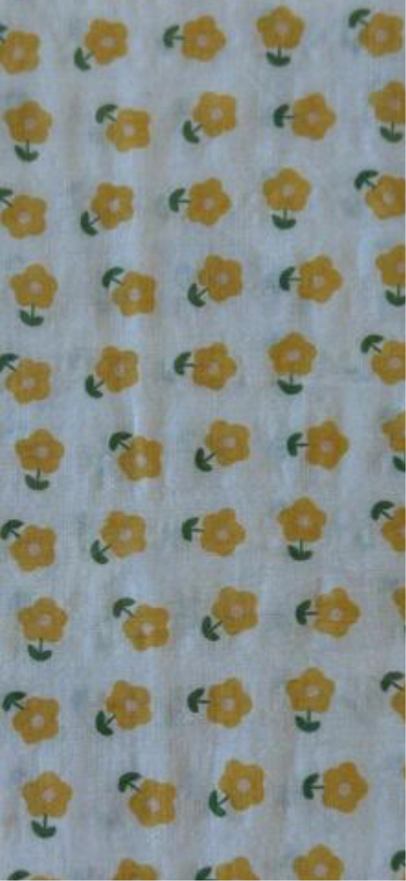 Yellow Flower Scarf