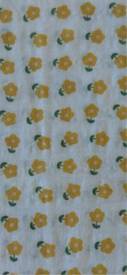 Yellow Flower Scarf