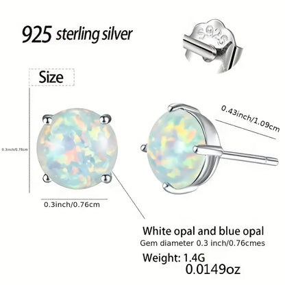 Opal Earrings