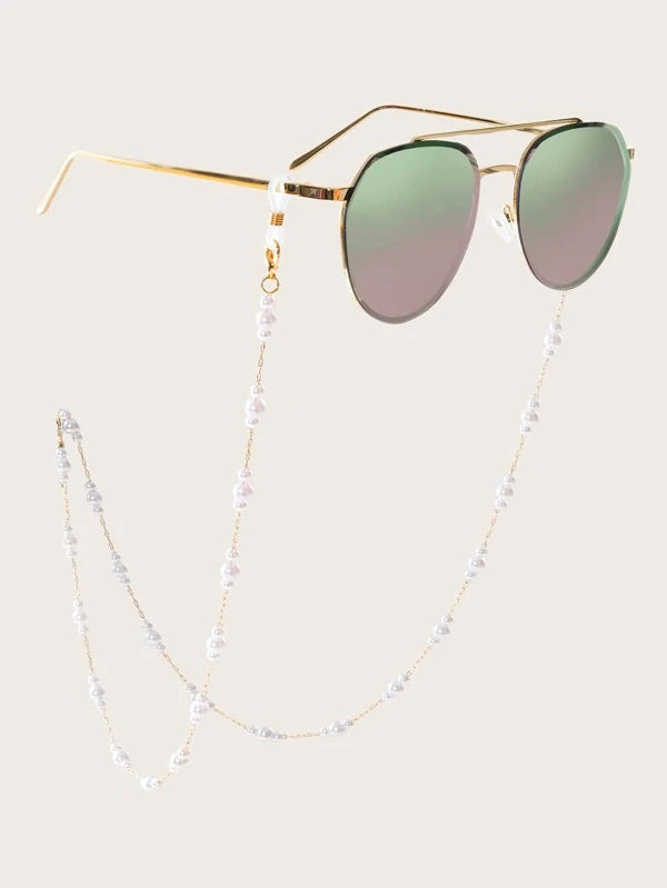 Claire Faux Pearl Glasses Chain