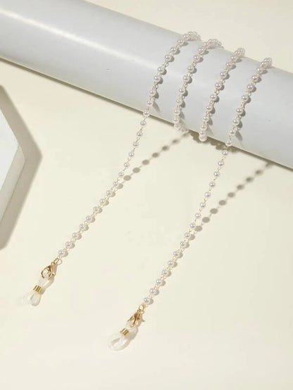 Faux Pearl Glasses Chain