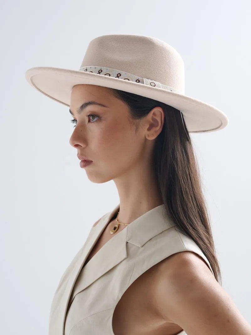 LISA TRIM FEDORA HAT