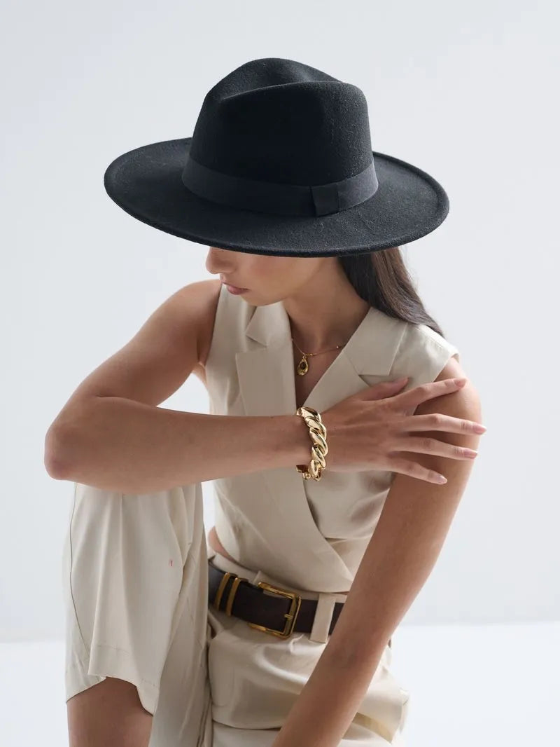 LIA BOHO FEDORA FELT HAT