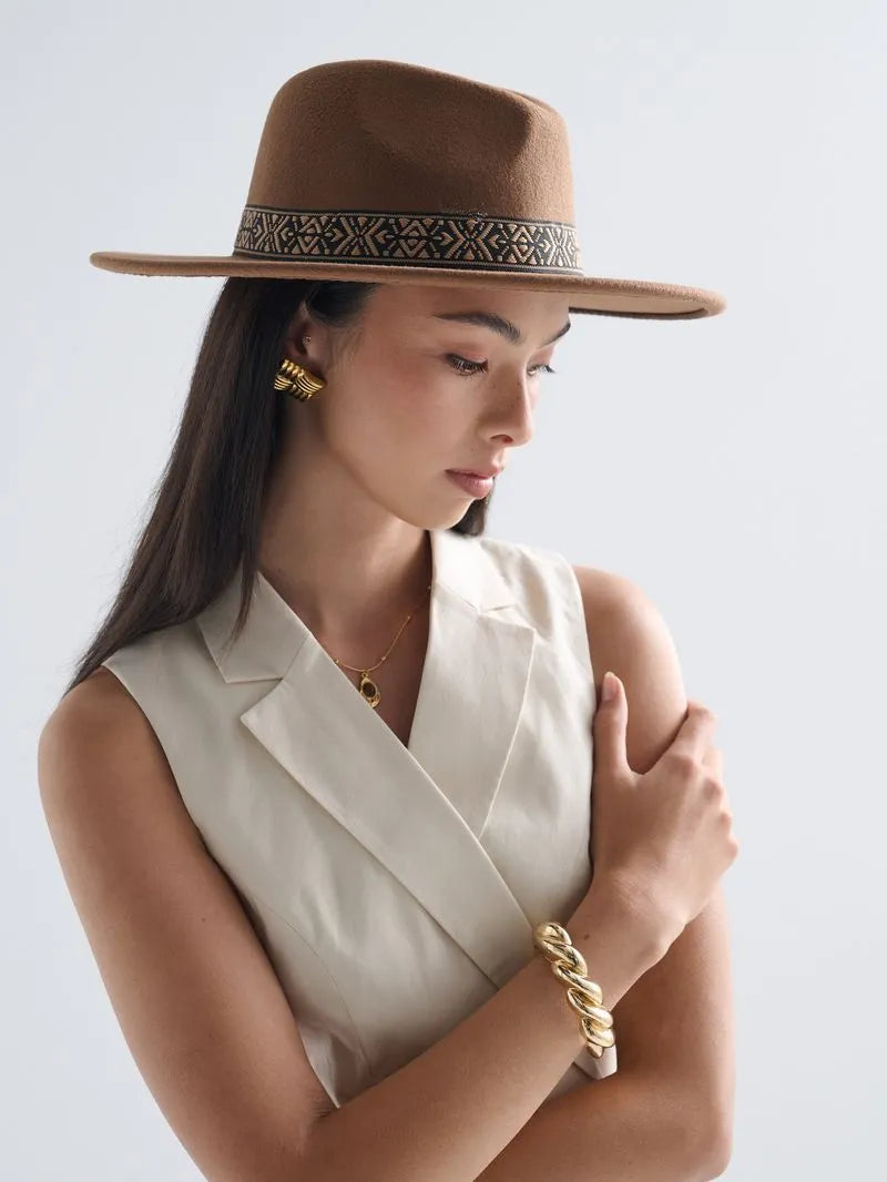 LIA BOHO FEDORA FELT HAT