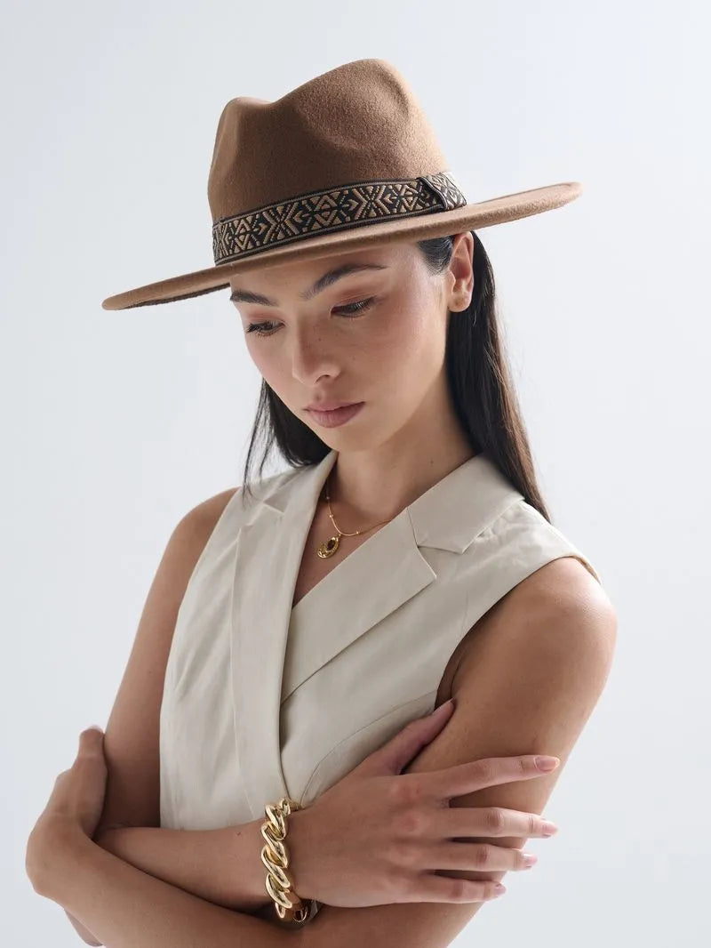 LIA BOHO FEDORA FELT HAT