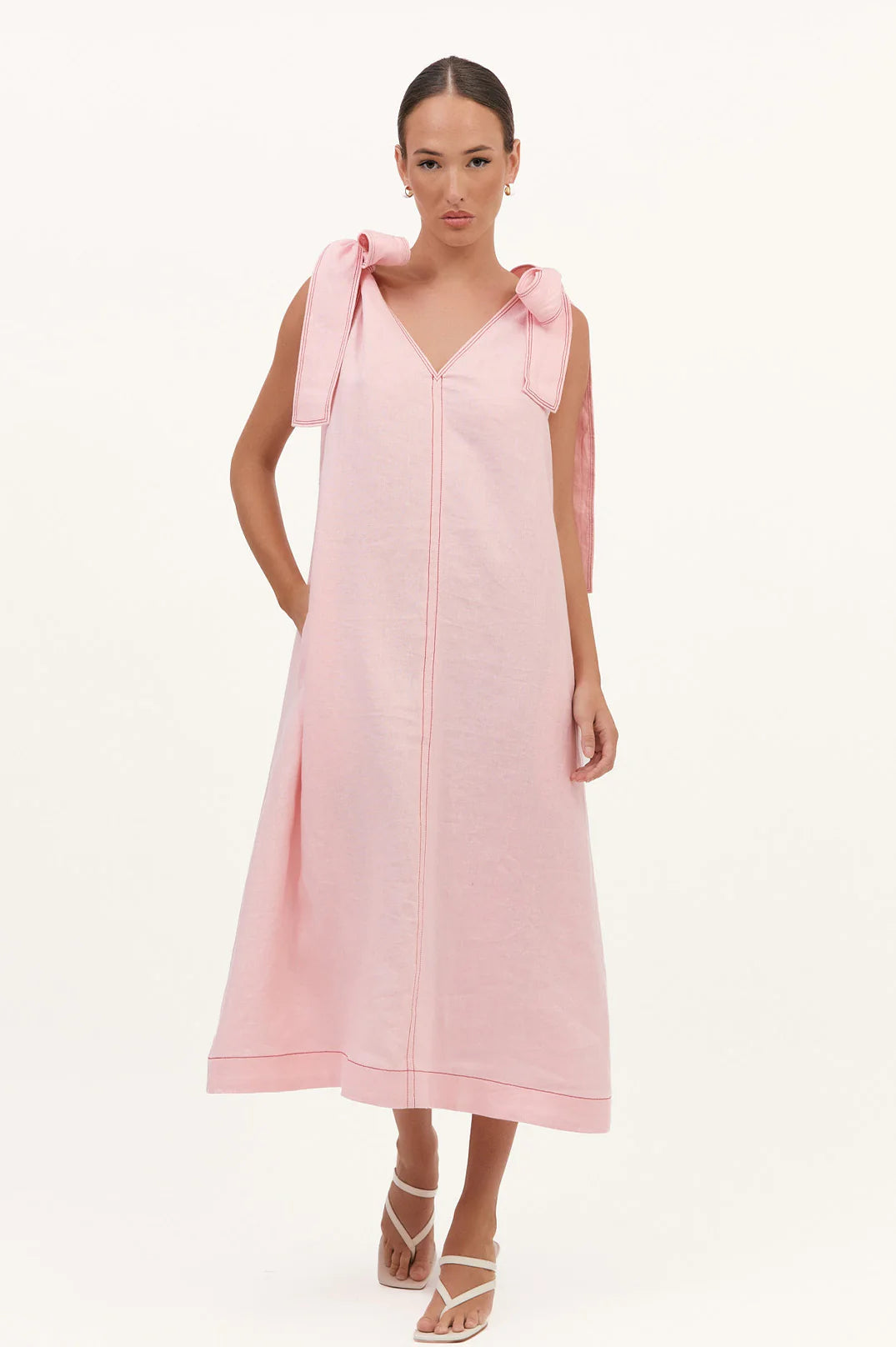 Abbie Stitch Tie Dress