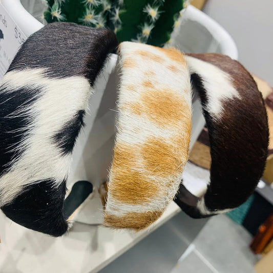 Cowhide Headband