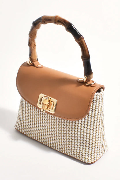 Arianna Cane Handle  Bag