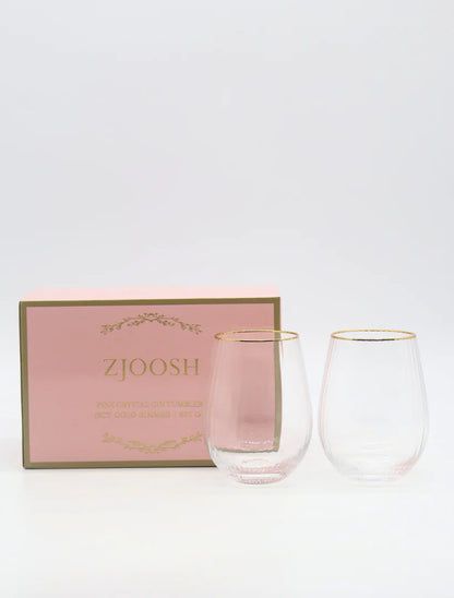 Soiree Crystal Gin Tumbler Clear (Set of 2)