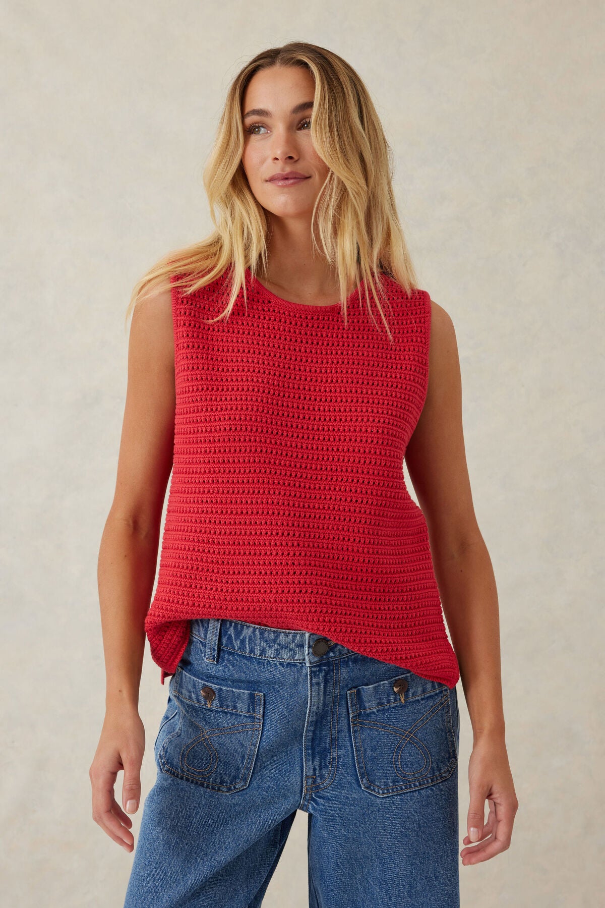 Mesh Knit Tank