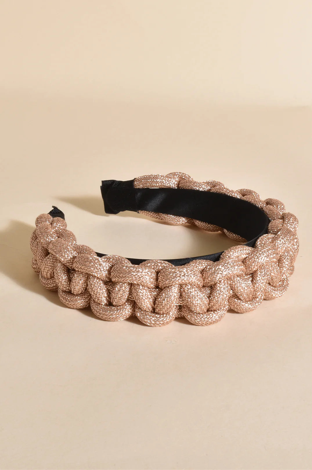 Knotted Cord Event Headband (Rose)