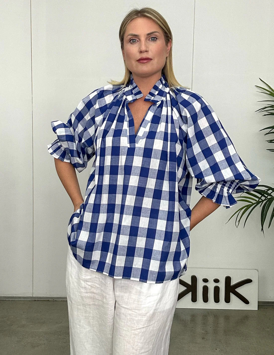 Andi Gingham Top