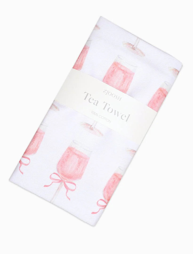 Hip Hip Rose Tea Towels