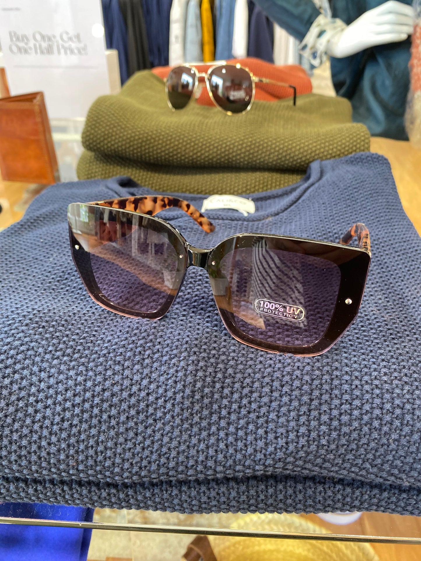 Adorne Sunglasses (Tort)