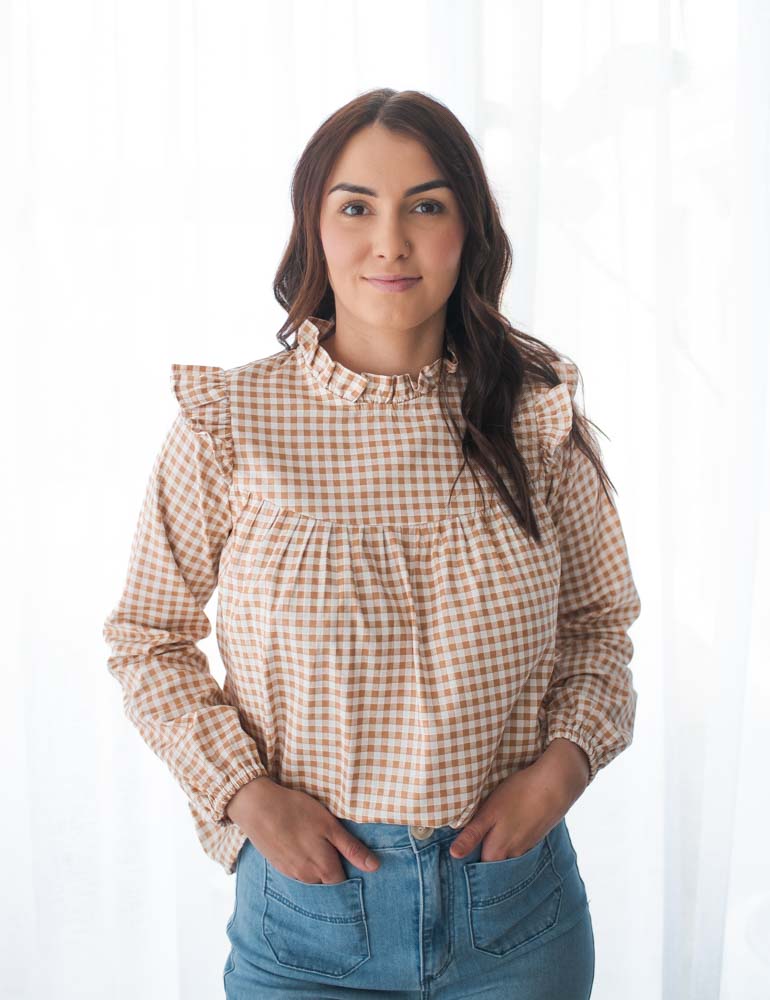 The Calliope Top - Caramel