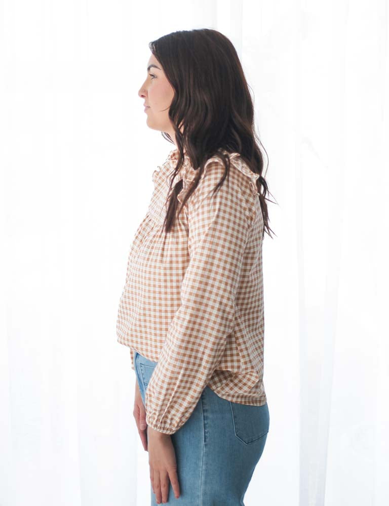 The Calliope Top - Caramel