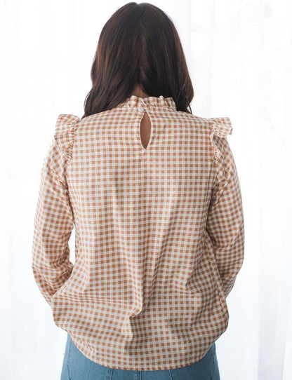 The Calliope Top - Caramel