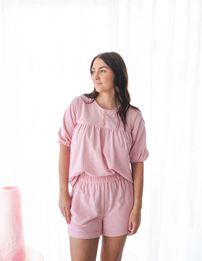 The Capella Top - Pink