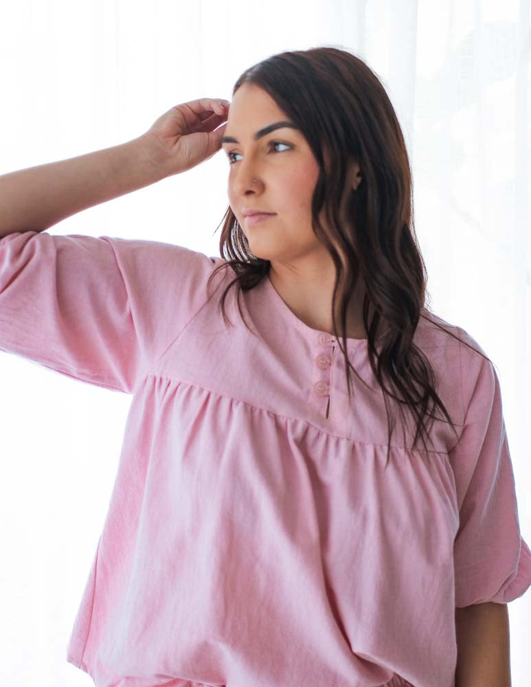 The Capella Top - Pink