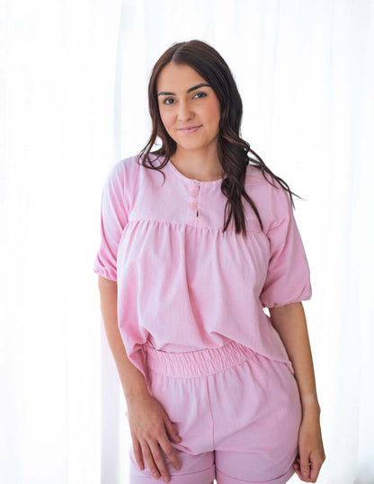 The Capella Top - Pink