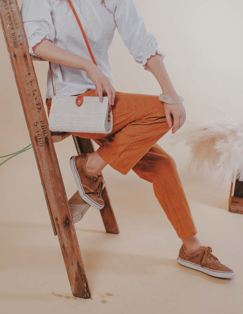 Comet Linen Pants - Tawny Brown