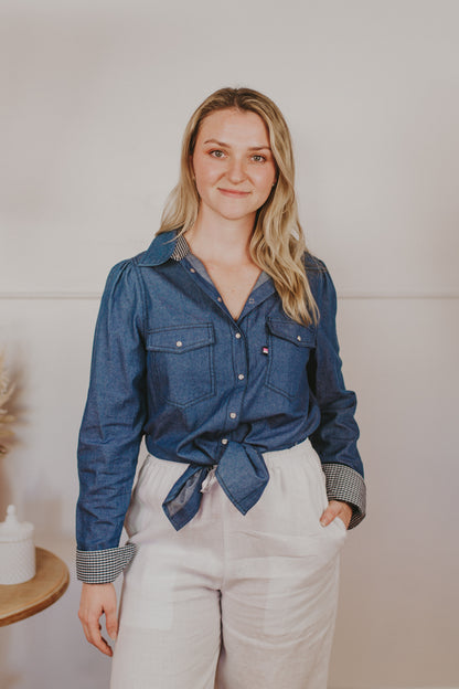 Lottie Denim Blouse