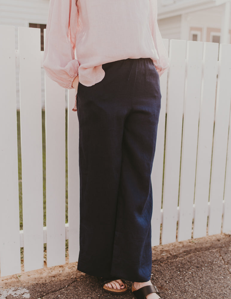 Lottie Pants - Navy