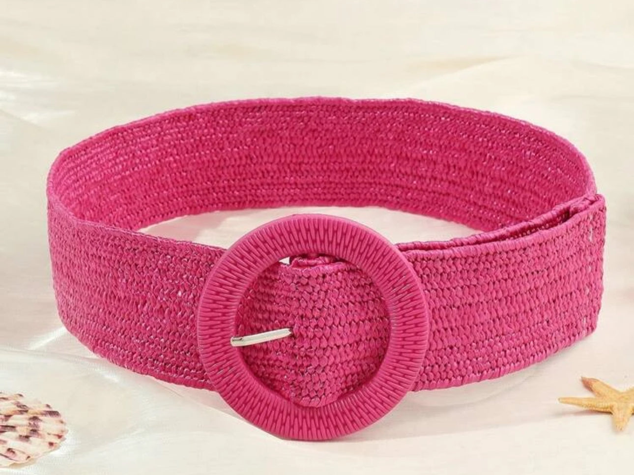 Round Pink Belt