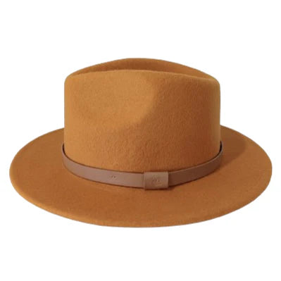 Vintage Mustard Fedora