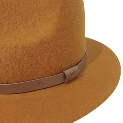 Vintage Mustard Fedora