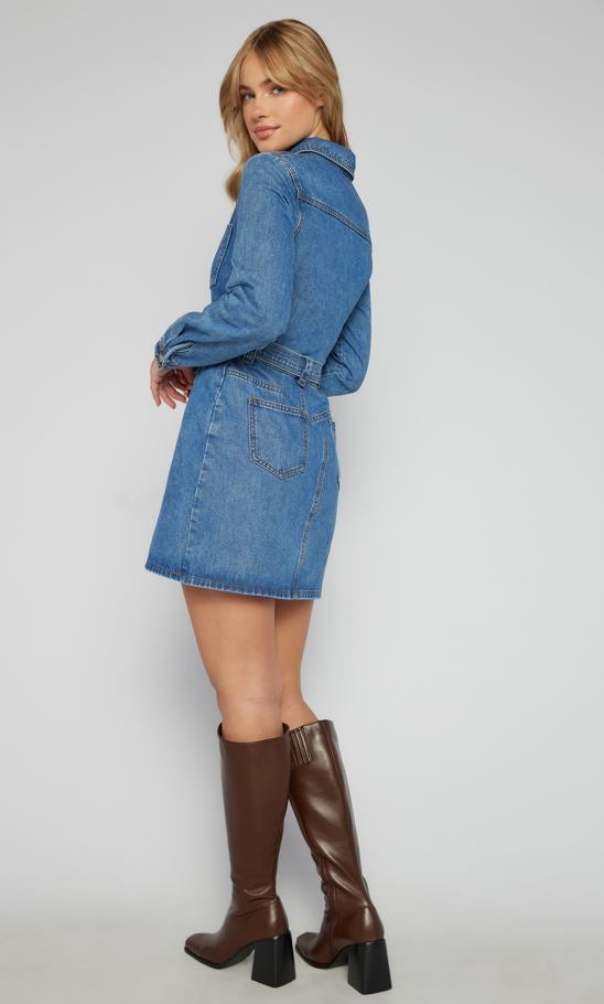 June Denim Dress