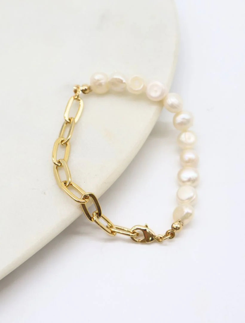 Half Pearl Bracelet