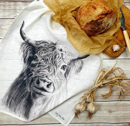 Highlander Linen Tea Towel