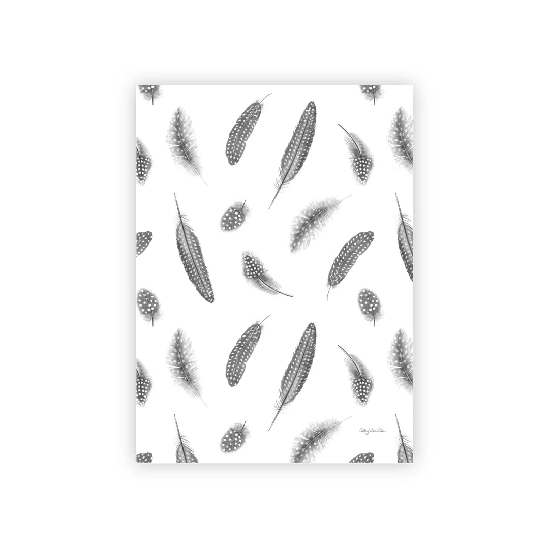 Feather Linen Tea Towel