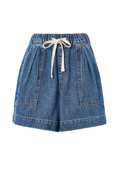 Indigo Denim Shorts