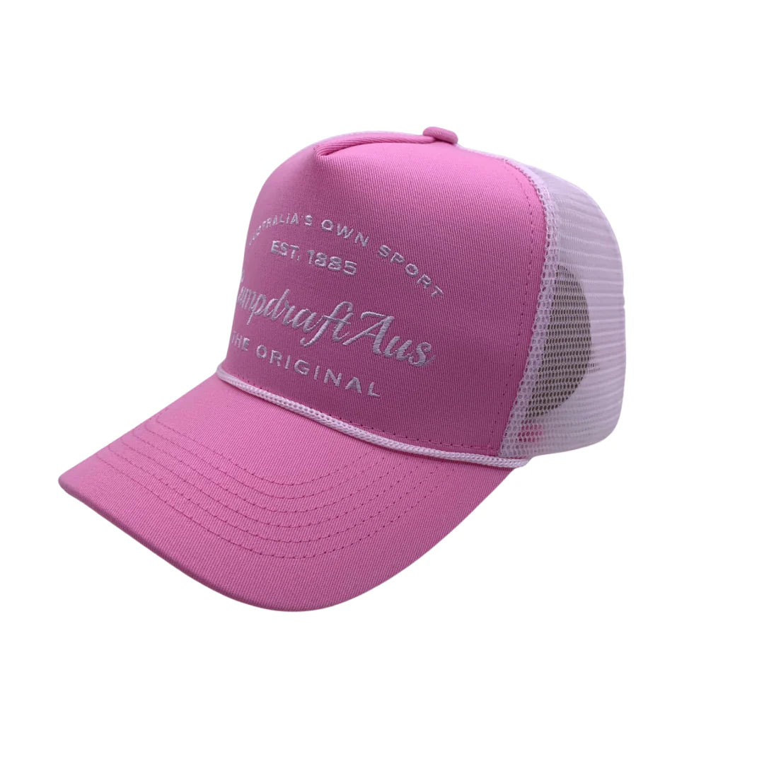 Classic Pink Retro Trucker Cap