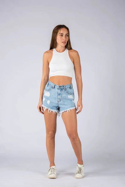 Leanne Denim Shorts