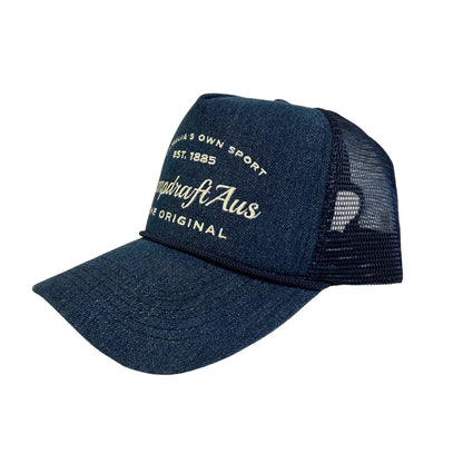 Classic Denim Retro Trucker Cap