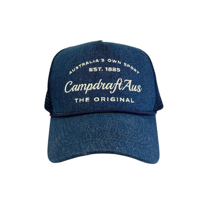 Classic Denim Retro Trucker Cap