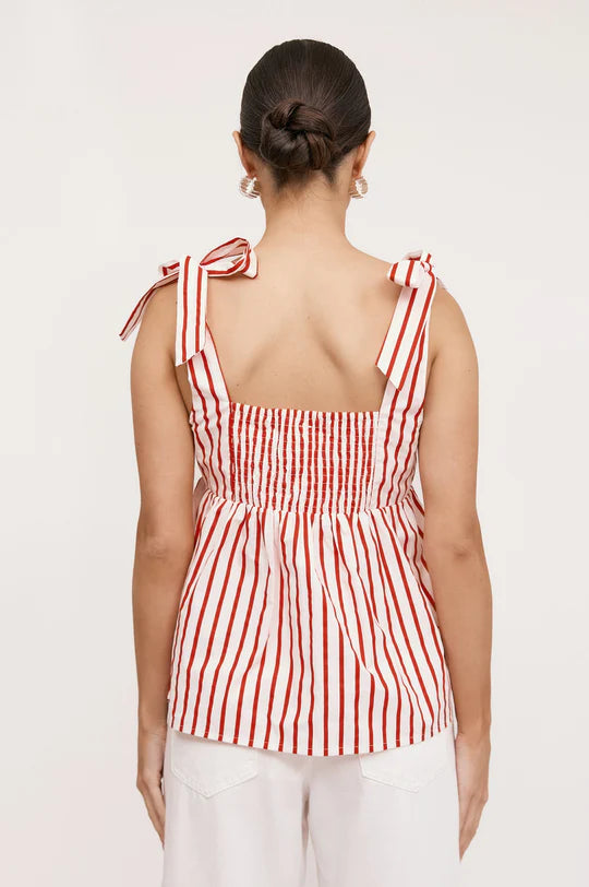 Noah Poplin Stripe Top