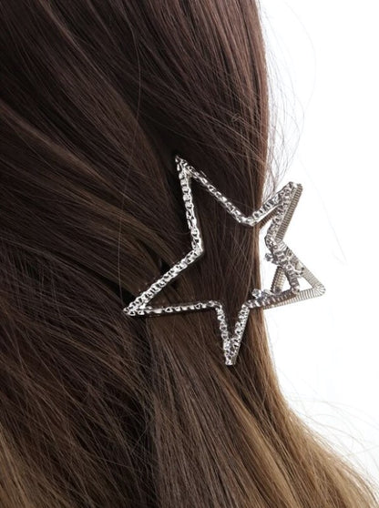 Star Metal Claw Clip