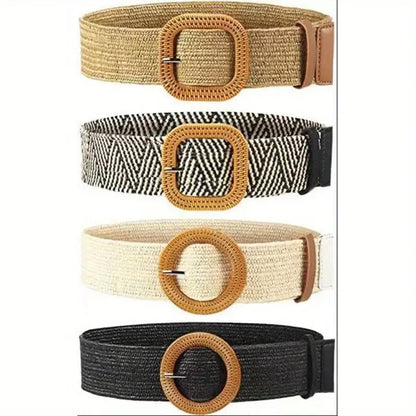 Boho Straw Belts