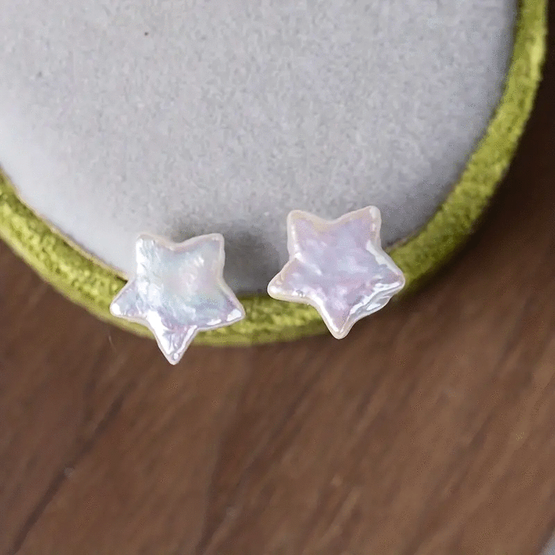 Star Pearl Earrings