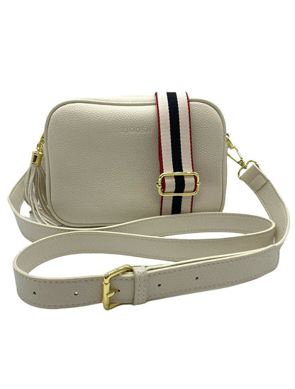 Ruby Sports Cross Body Bag -Ecru