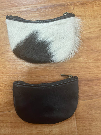 Cowhide Coin Purse