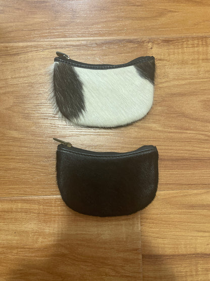 Cowhide Coin Purse