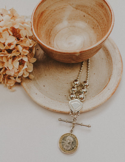 Coin Shield Necklace