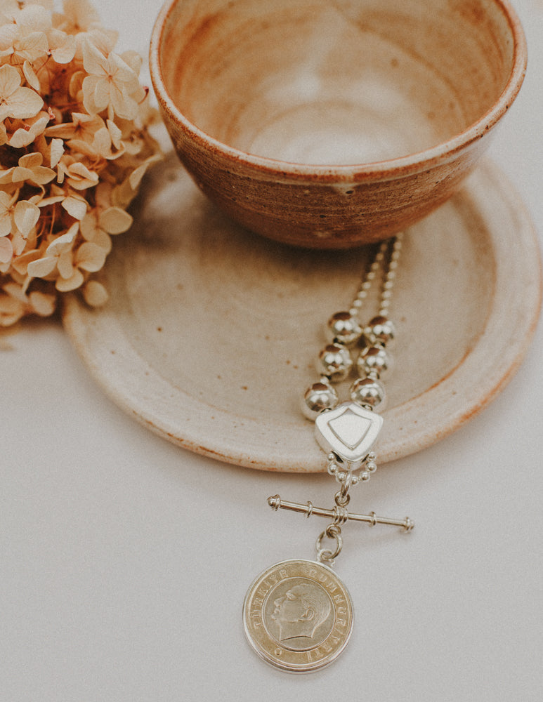 Coin Shield Necklace