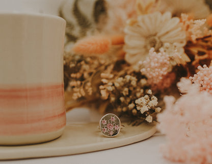 Pink Stone Ring