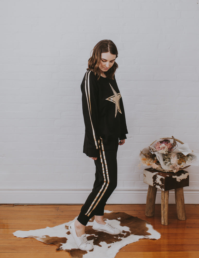 Gabby Superstar Stripe Jogger